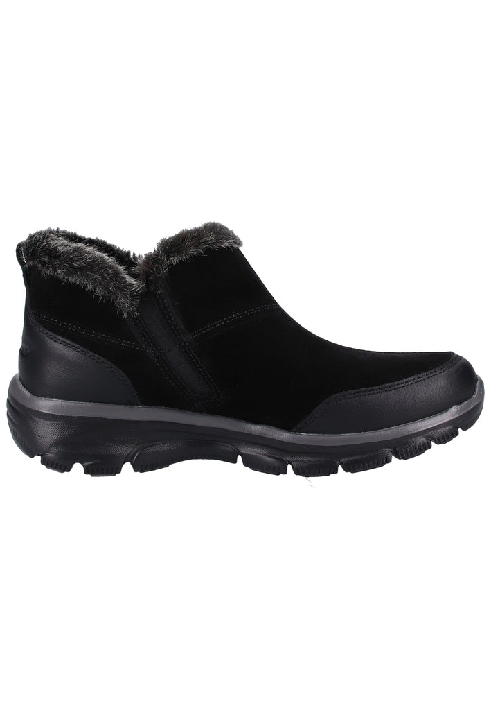 Skechers Stiefelette Leder/Textil Schwarz - surf4shoes