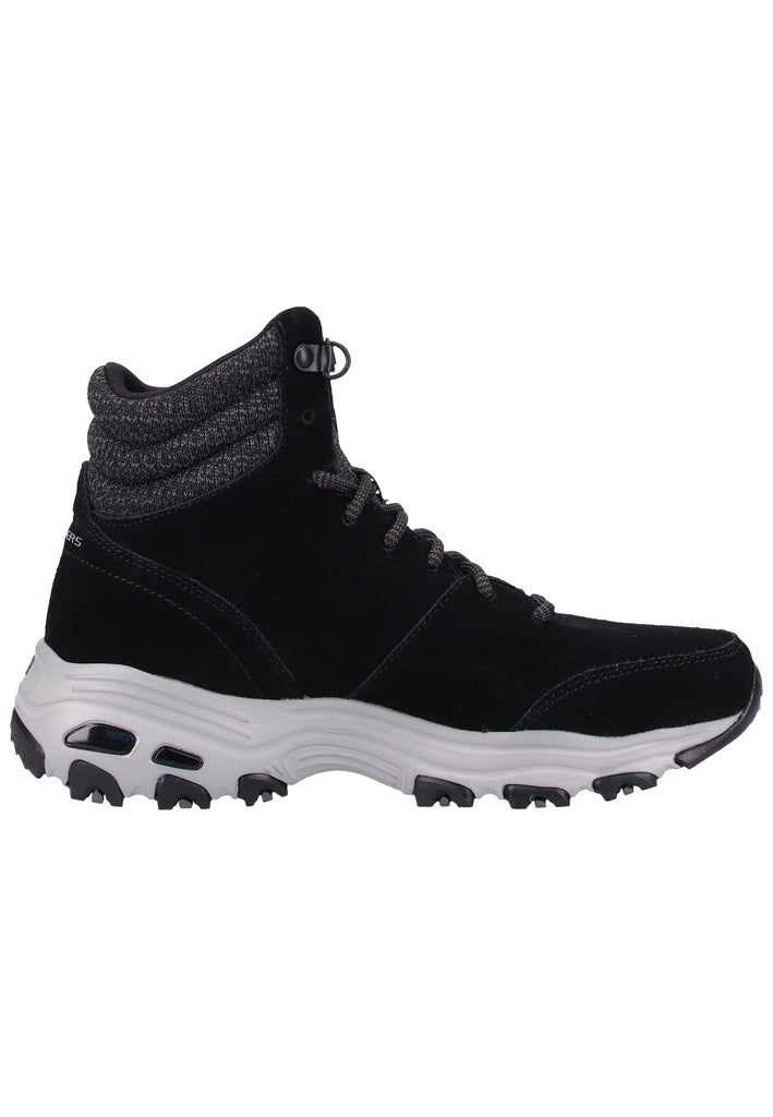 Skechers Stiefelette Leder Schwarz - surf4shoes