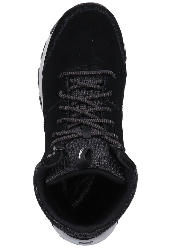 Skechers Stiefelette Leder Schwarz - surf4shoes
