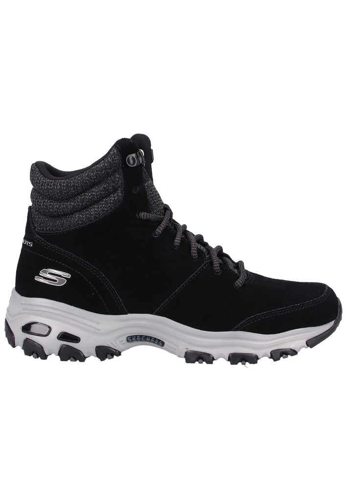 Skechers Stiefelette Leder Schwarz - surf4shoes