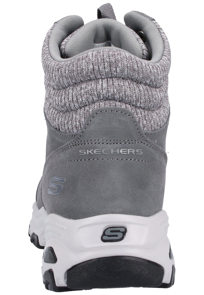 Skechers Stiefelette Veloursleder/Textil Grau - surf4shoes