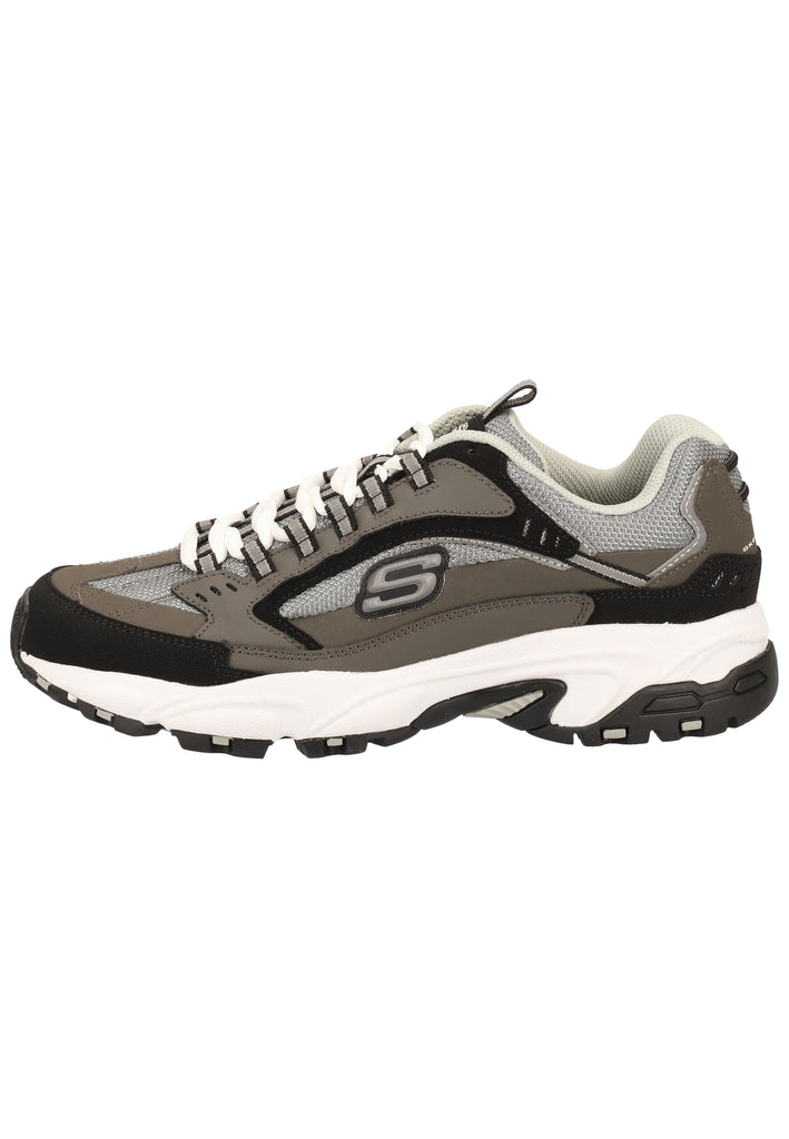 Skechers Sneaker Leder Grau - surf4shoes
