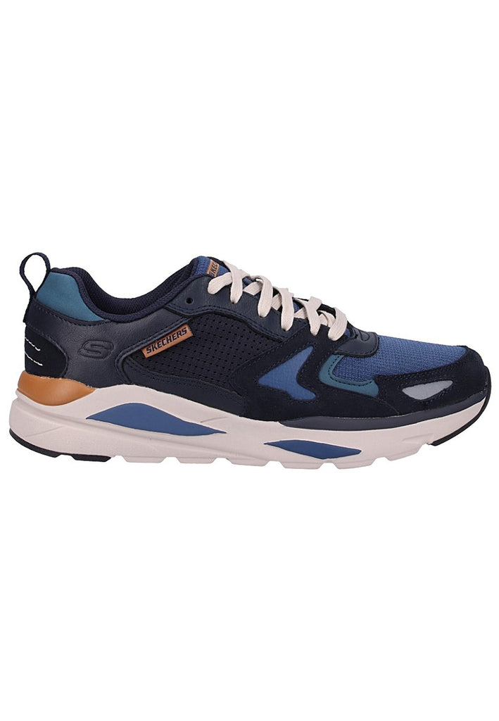 Skechers Sneaker Leder Blau - surf4shoes