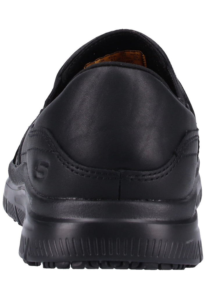 Skechers Slipper Leder Schwarz - surf4shoes