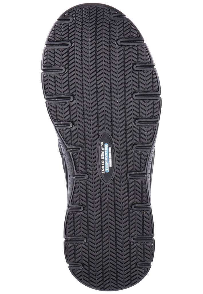 Skechers Slipper Leder Schwarz - surf4shoes