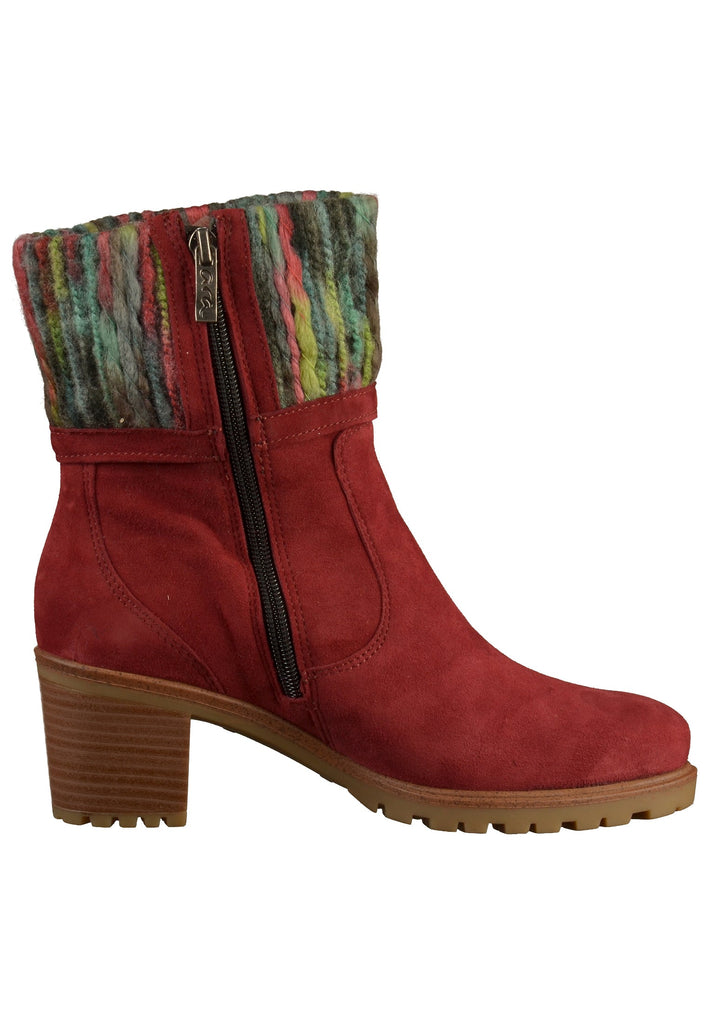 ara Stiefelette Nubukleder Rot - surf4shoes