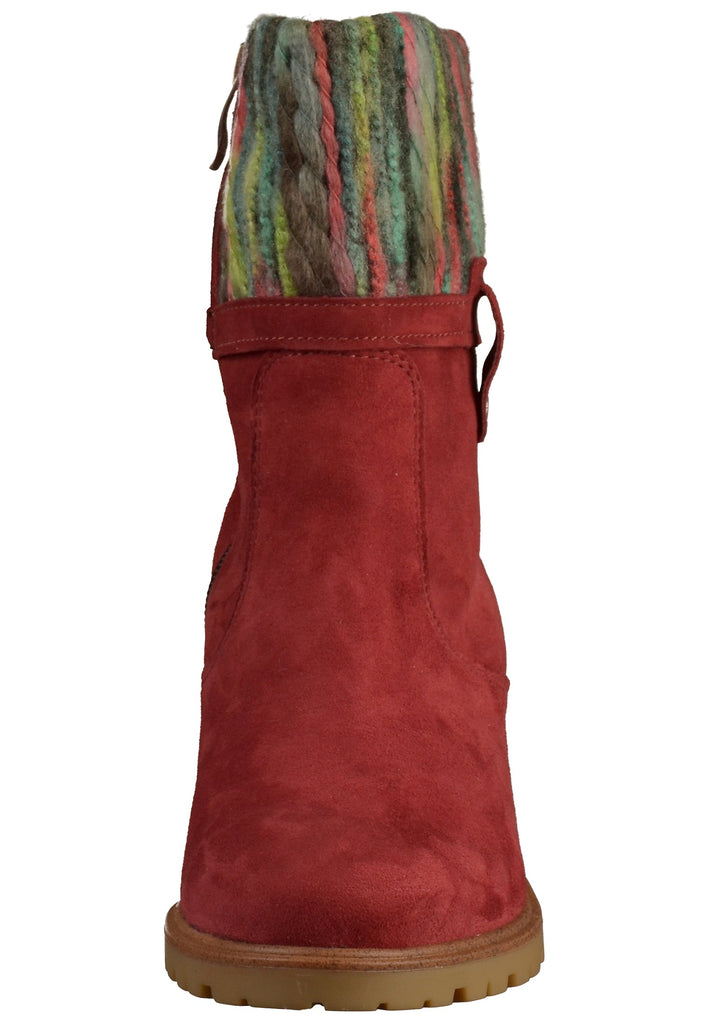 ara Stiefelette Nubukleder Rot - surf4shoes