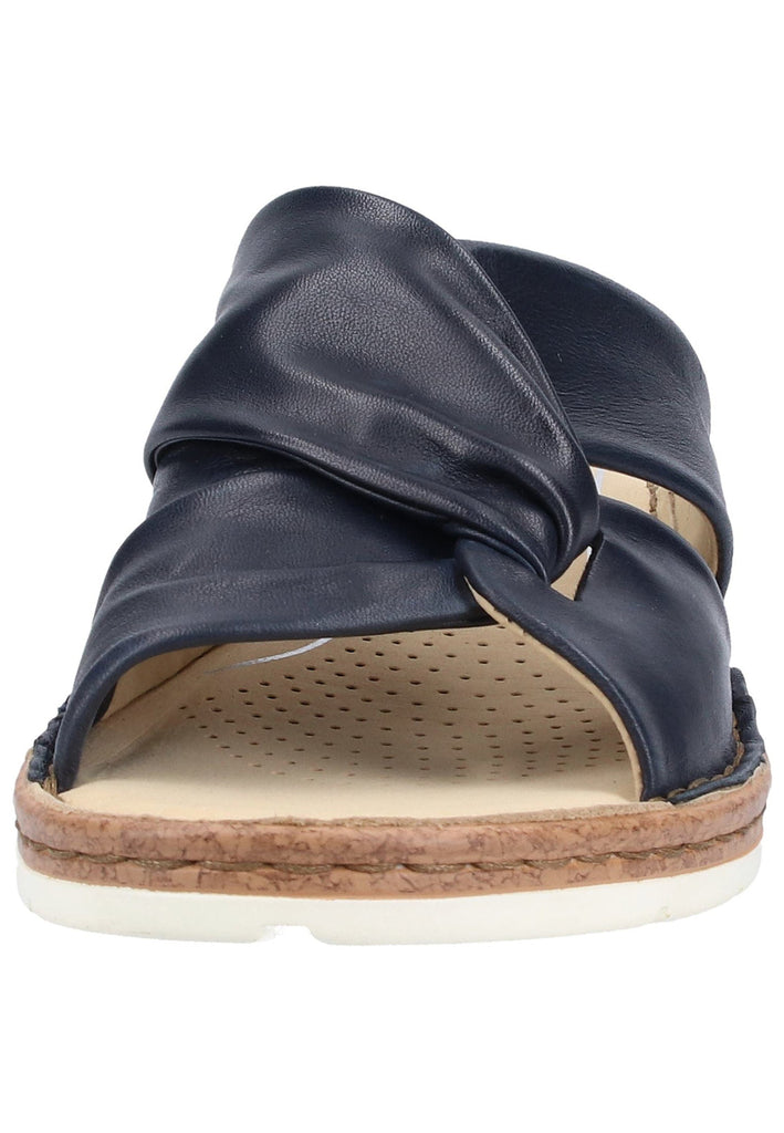 ara Pantoletten Leder Blau - surf4shoes