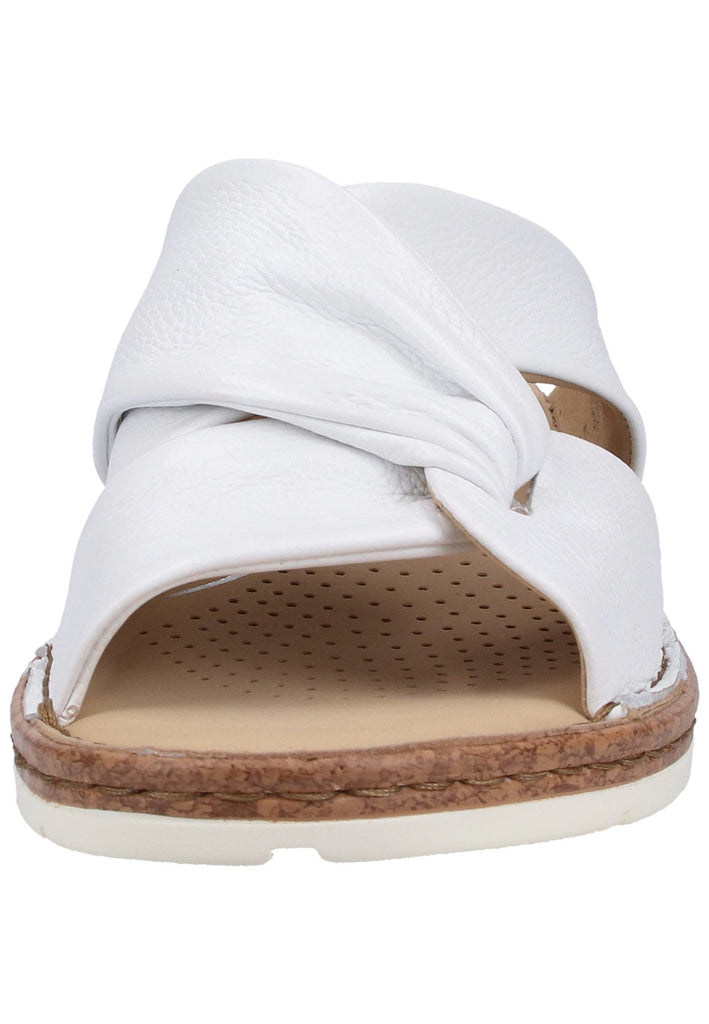 ara Pantoletten Leder Weiß - surf4shoes