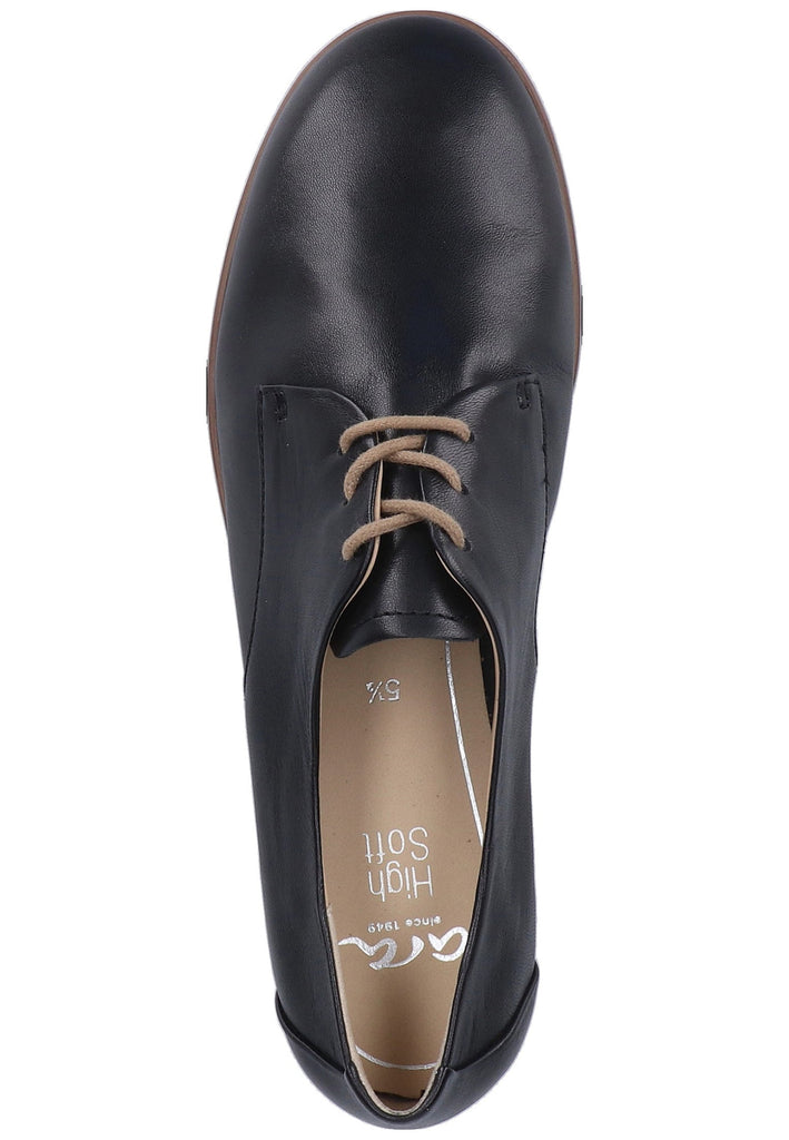 ara Halbschuhe Glattleder Schwarz - surf4shoes