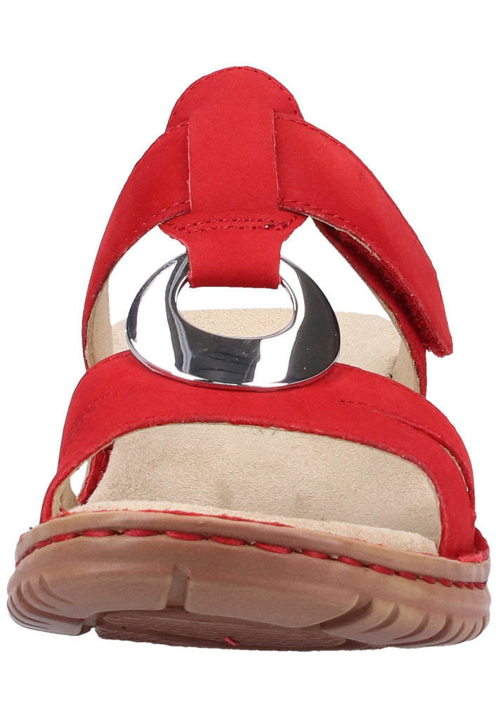 ara Pantoletten Nubukleder Rot - surf4shoes
