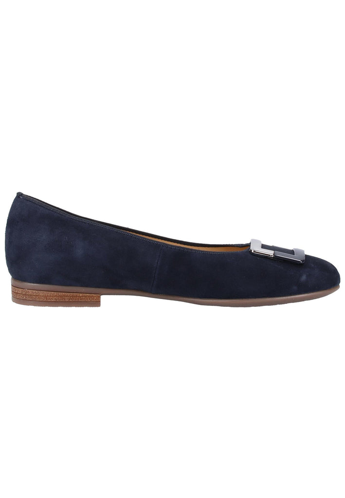 ara Ballerinas Leder Blau - surf4shoes