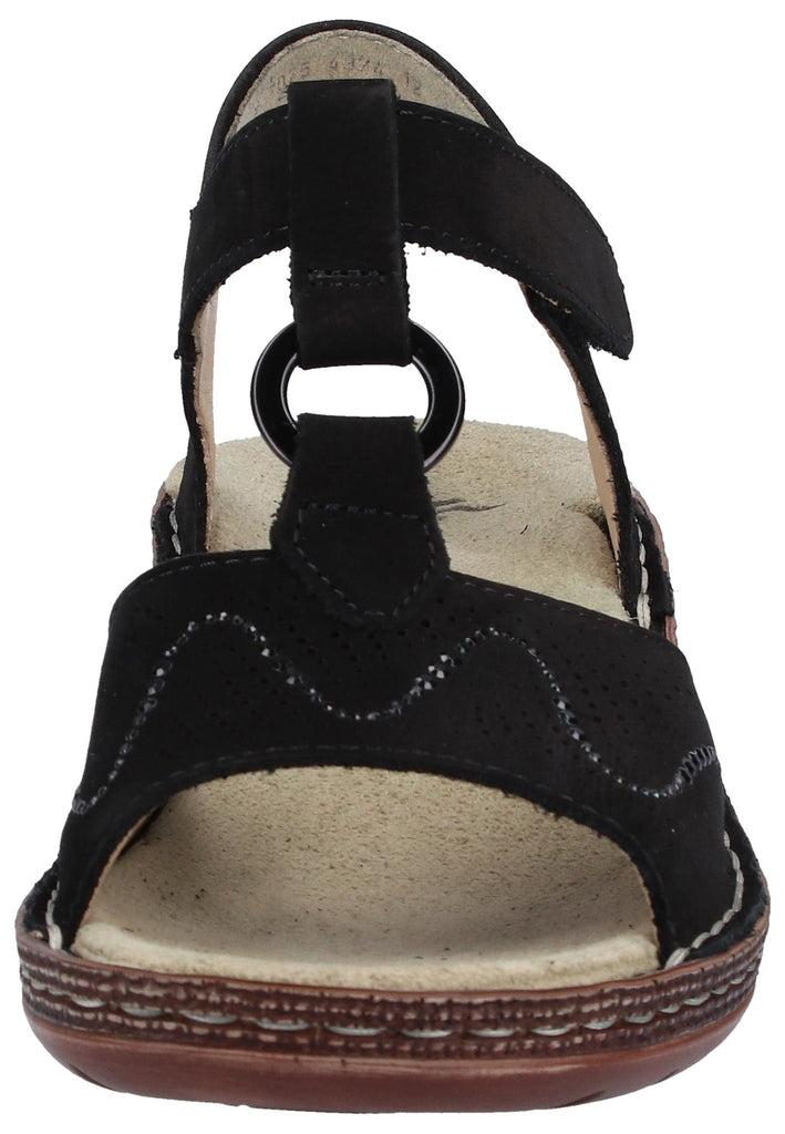 ara Sandalen Nubukleder Schwarz - surf4shoes