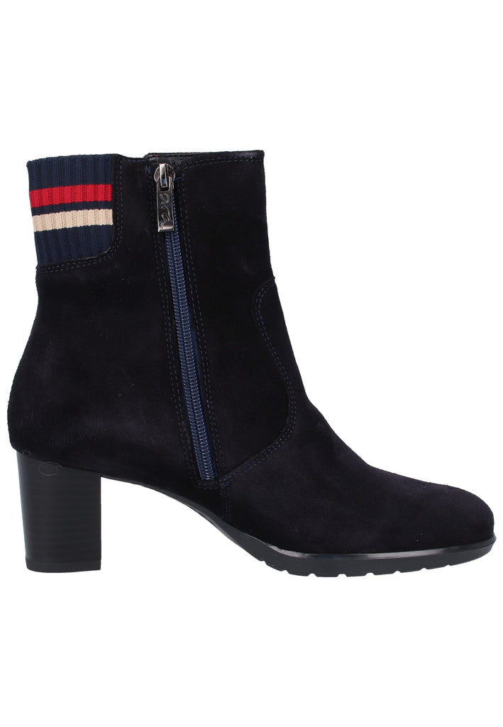 ara Stiefelette Veloursleder Blau/Rot - surf4shoes