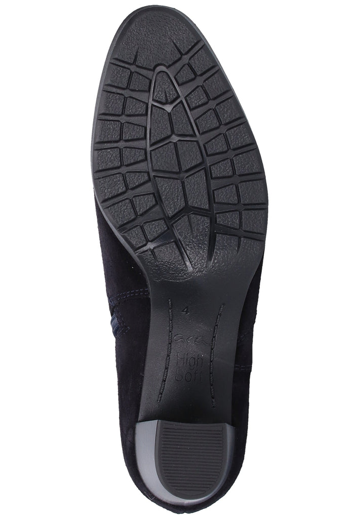 ara Stiefelette Veloursleder Blau/Rot - surf4shoes