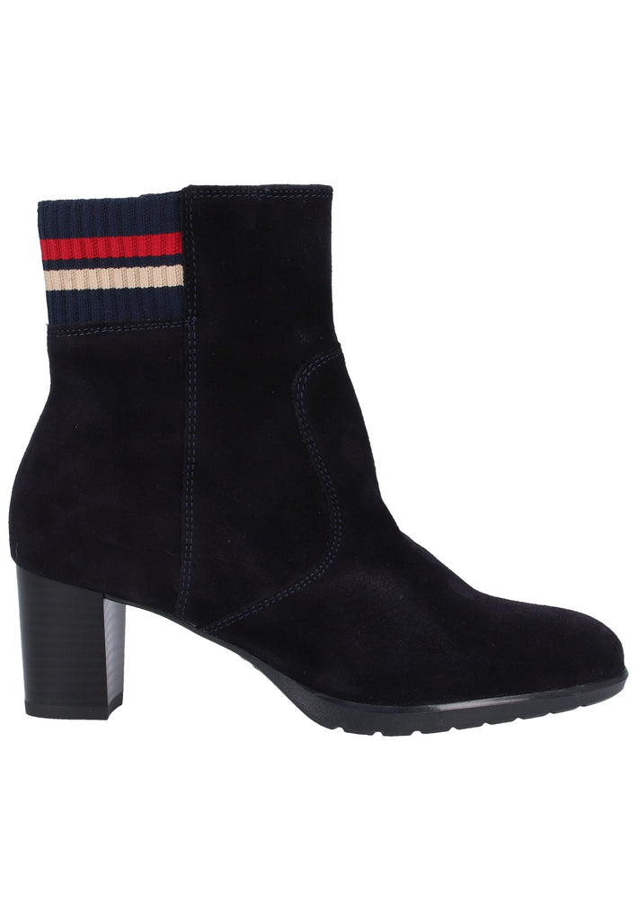 ara Stiefelette Veloursleder Blau/Rot - surf4shoes