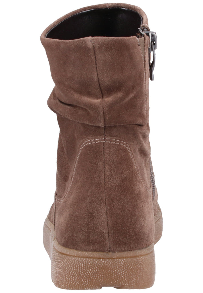 ara Stiefelette Veloursleder Braun - surf4shoes