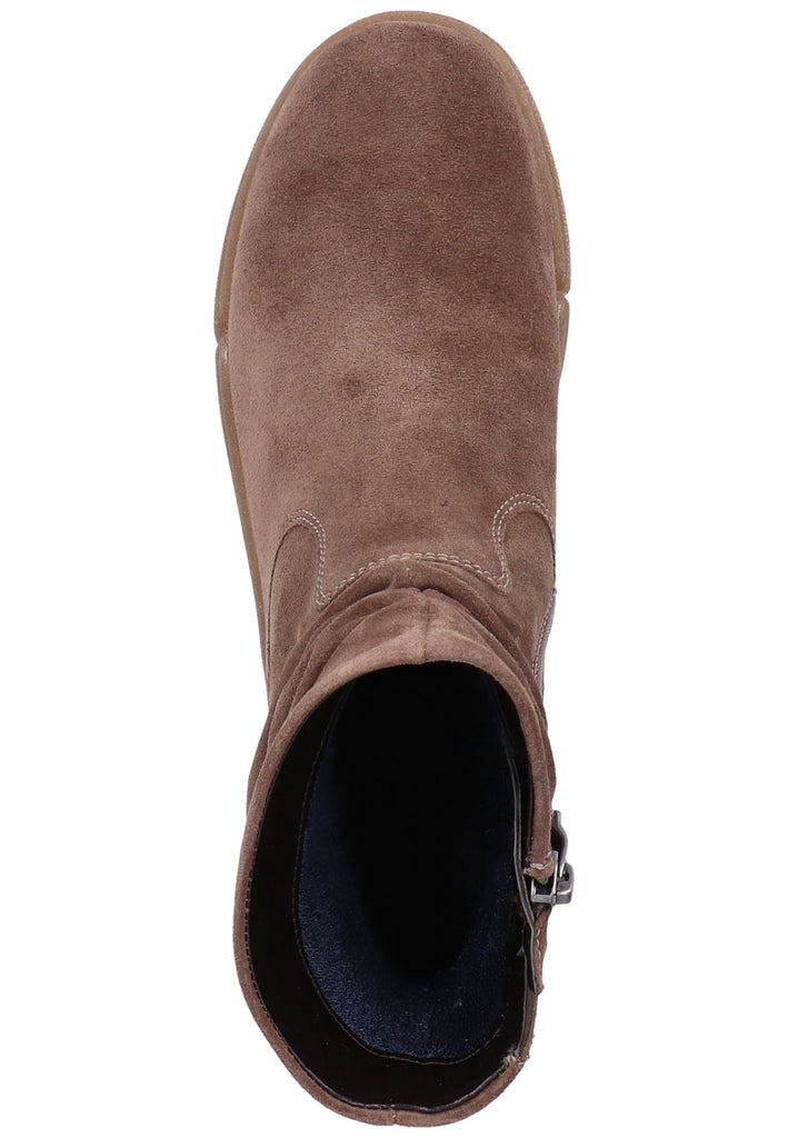 ara Stiefelette Veloursleder Braun - surf4shoes