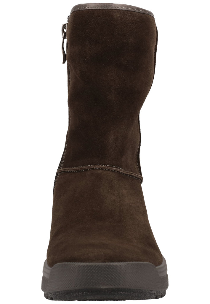 ara Stiefelette Veloursleder Grau Warmfutter - surf4shoes