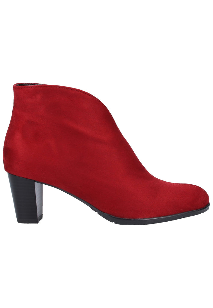 ara Stiefelette Samt Rot - surf4shoes