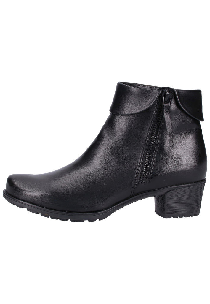 ara Stiefelette Glattleder Schwarz - surf4shoes
