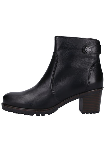 ara Stiefelette Glattleder Schwarz Warmfutter - surf4shoes