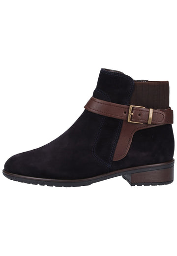 ara Stiefelette Veloursleder Blau - surf4shoes