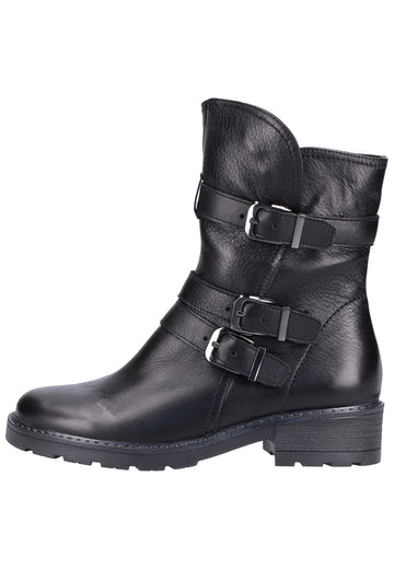 ara Stiefelette Glattleder Schwarz Warmfutter - surf4shoes