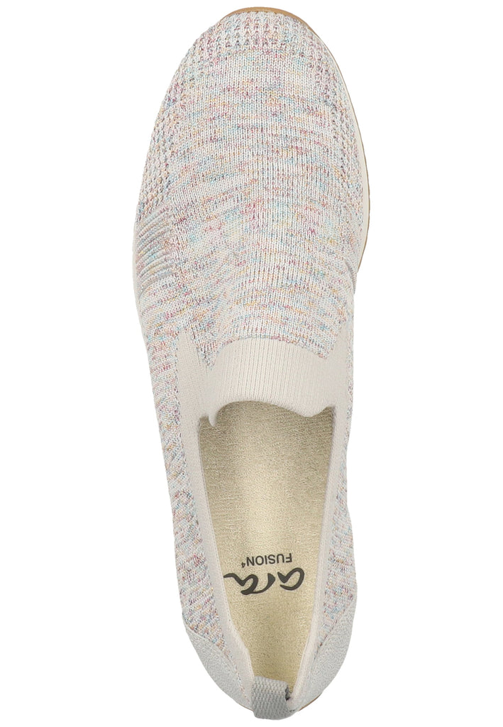 ara Sneaker Leder/Textil Candy/Weiß - surf4shoes