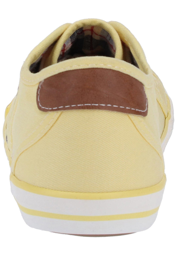 Mustang Sneaker Lederimitat/Textil Gelb - surf4shoes