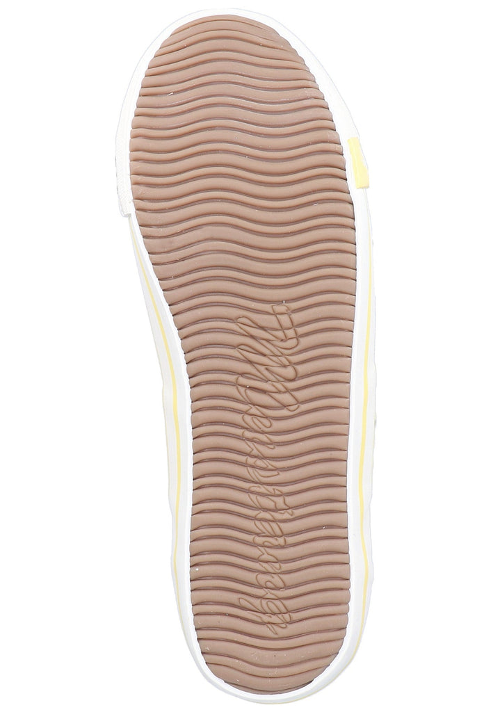 Mustang Sneaker Lederimitat/Textil Gelb - surf4shoes