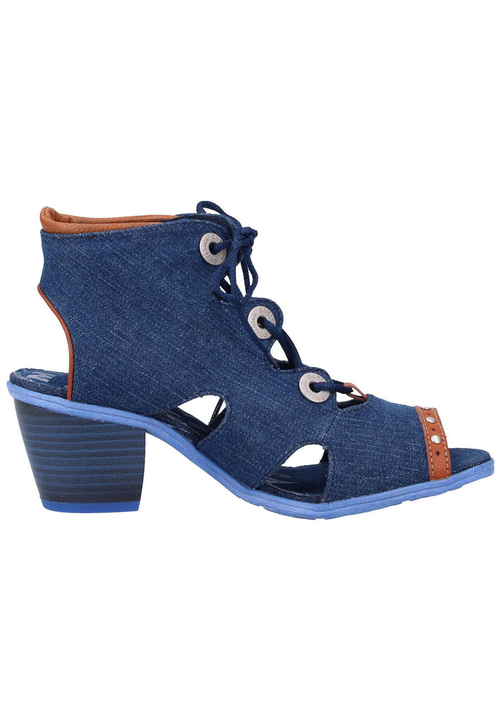 Mustang Sandalen Lederimitat/Textil Blau - surf4shoes