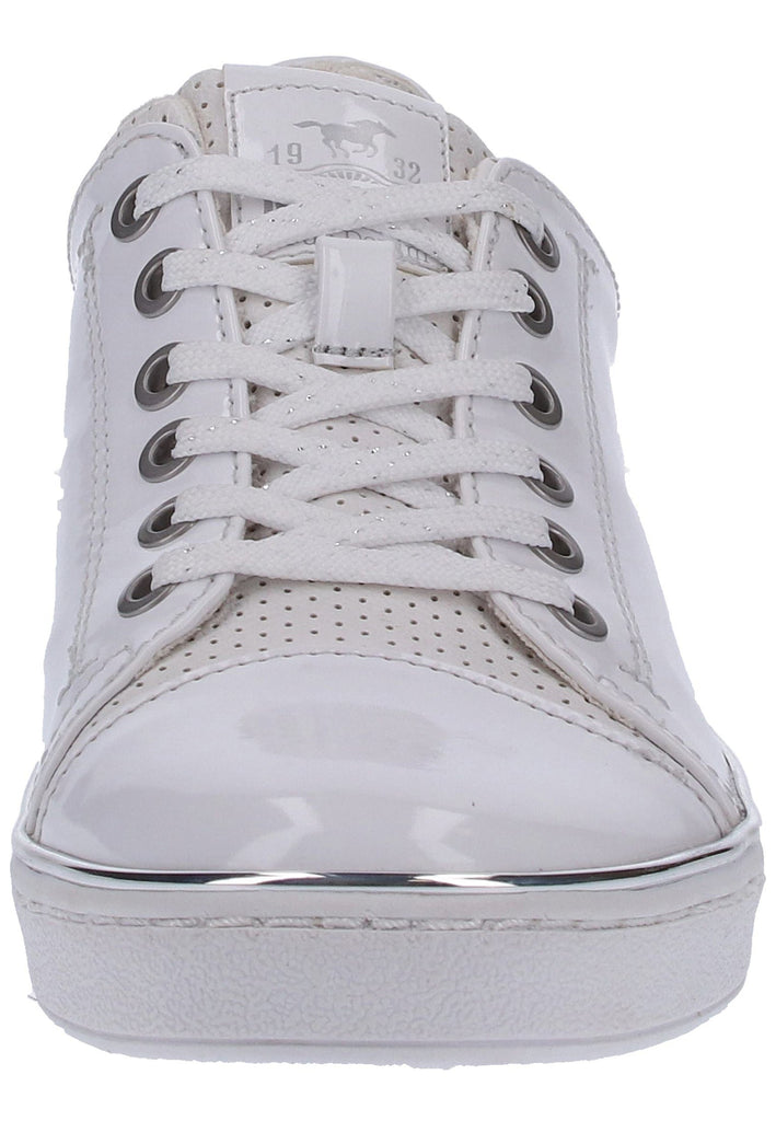Mustang Sneaker Lederimitat Weiß - surf4shoes