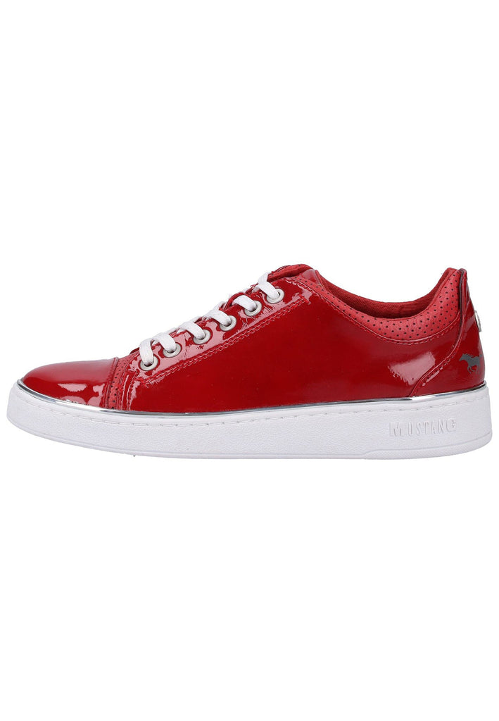 Mustang Sneaker Lederimitat/Textil Rot - surf4shoes
