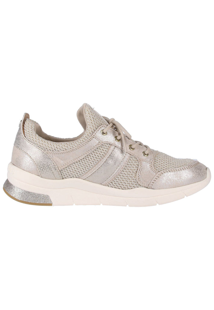 Mustang Sneaker Lederimitat/Textil Beige - surf4shoes
