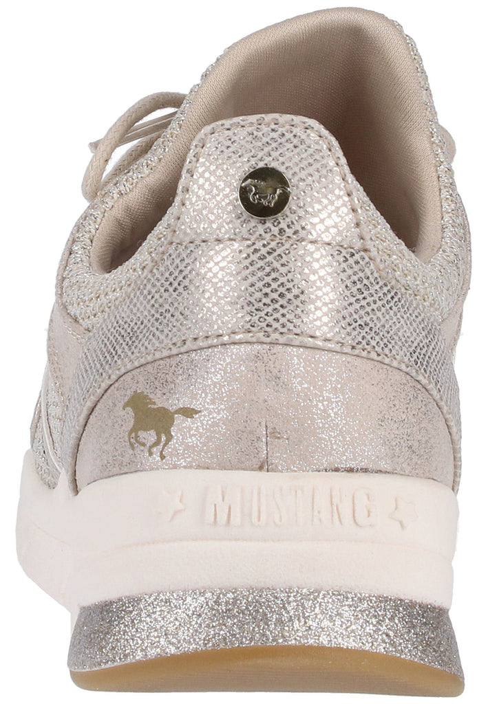 Mustang Sneaker Lederimitat/Textil Beige - surf4shoes