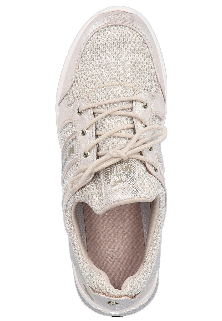 Mustang Sneaker Lederimitat/Textil Beige - surf4shoes