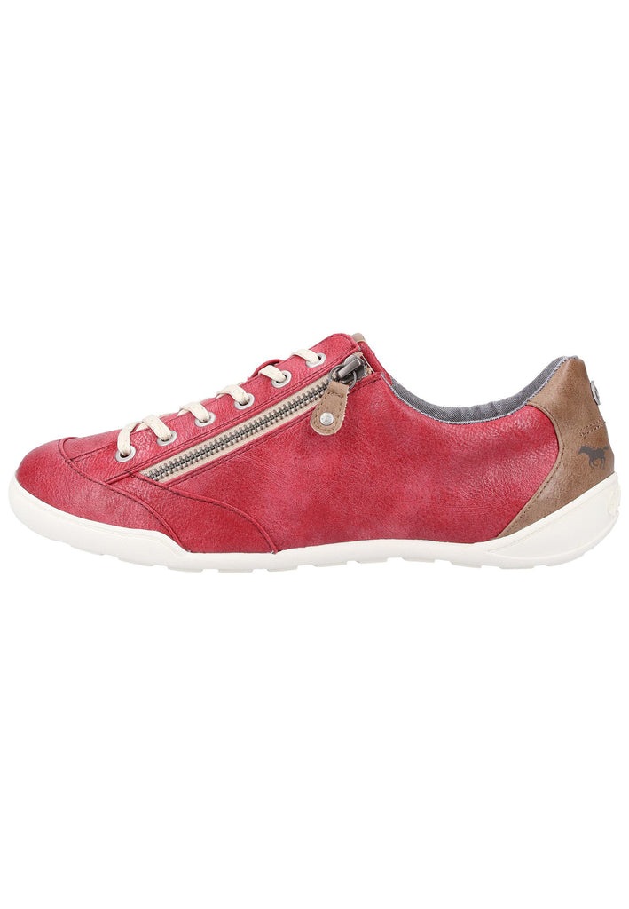 Mustang Sneaker Lederimitat Bordeaux - surf4shoes