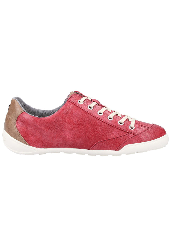 Mustang Sneaker Lederimitat Bordeaux - surf4shoes