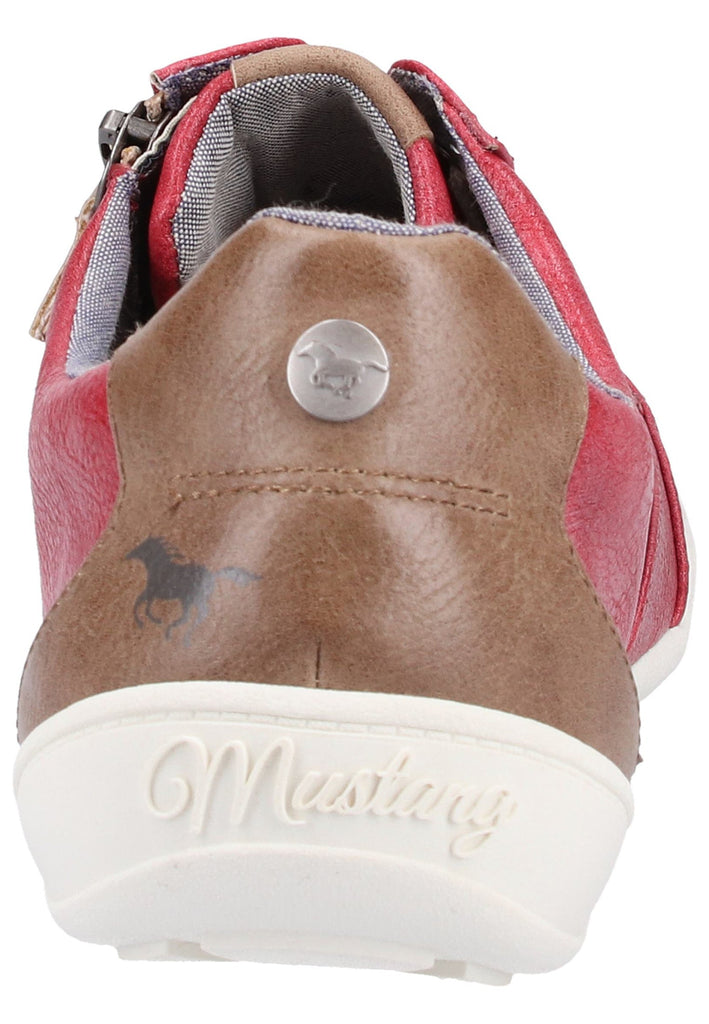 Mustang Sneaker Lederimitat Bordeaux - surf4shoes