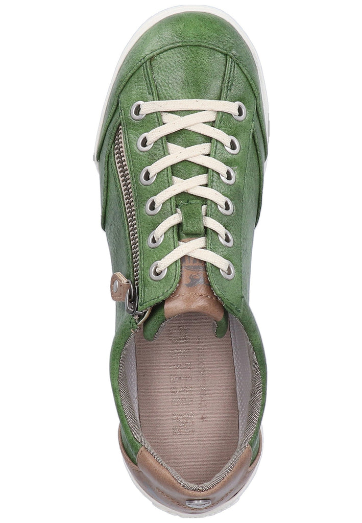 Mustang Sneaker Lederimitat Grün - surf4shoes