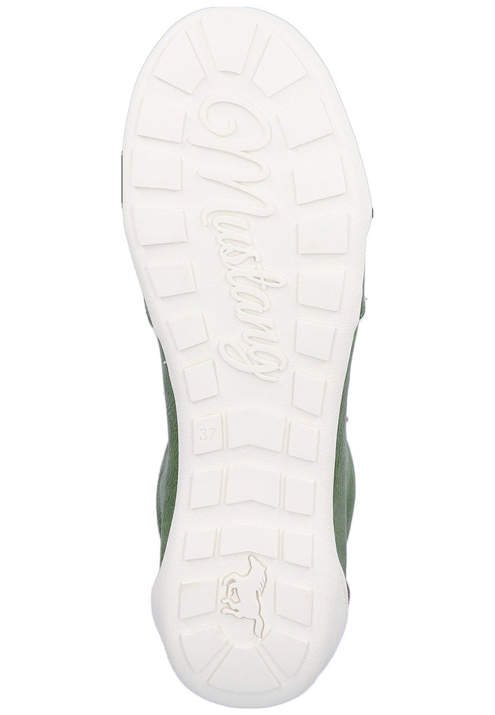 Mustang Sneaker Lederimitat Grün - surf4shoes