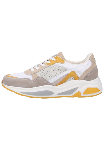 Mustang Sneaker Leder/Textil Beige - surf4shoes