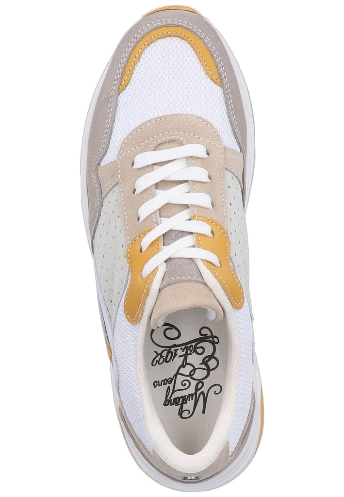 Mustang Sneaker Leder/Textil Beige - surf4shoes