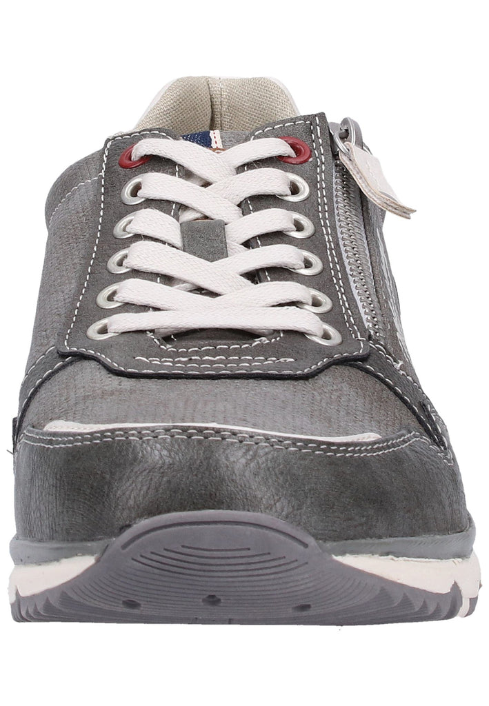 Mustang Sneaker Lederimitat Dunkelgrau - surf4shoes