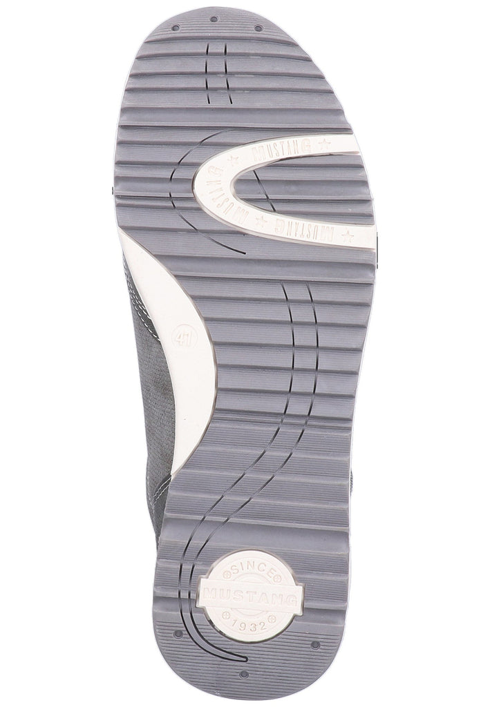 Mustang Sneaker Lederimitat Dunkelgrau - surf4shoes