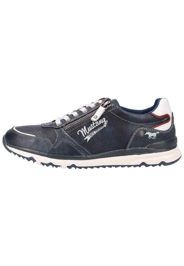 Mustang Sneaker Lederimitat Navy - surf4shoes