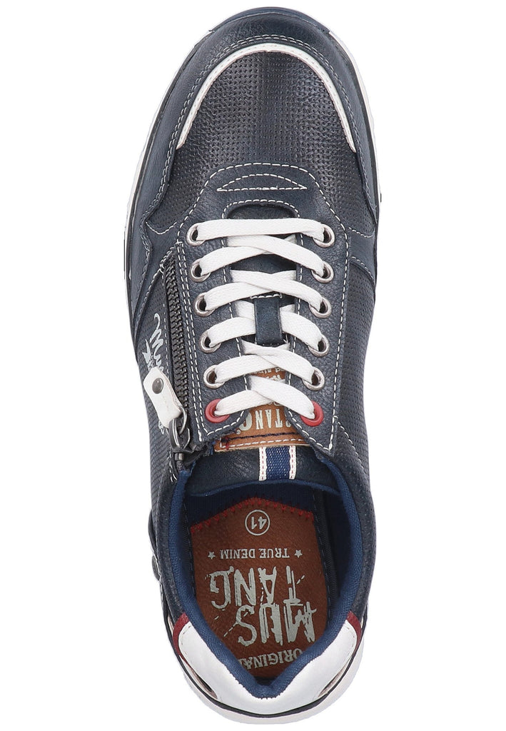 Mustang Sneaker Lederimitat Navy - surf4shoes