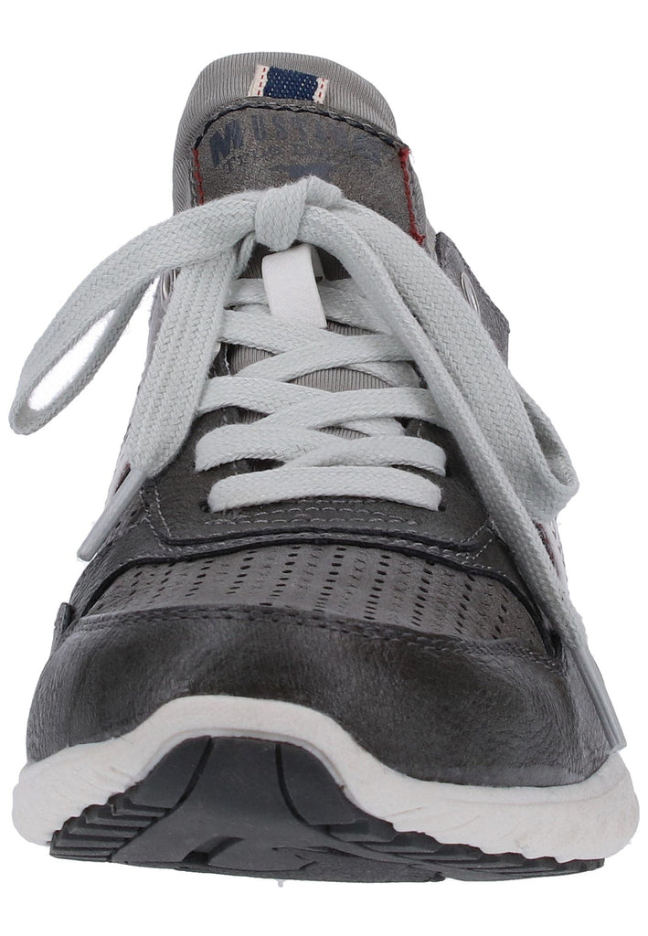 Mustang Sneaker Lederimitat/Textil Dunkelgrau - surf4shoes