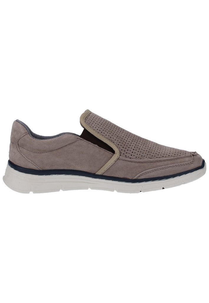 Mustang Slipper Leder Taupe - surf4shoes